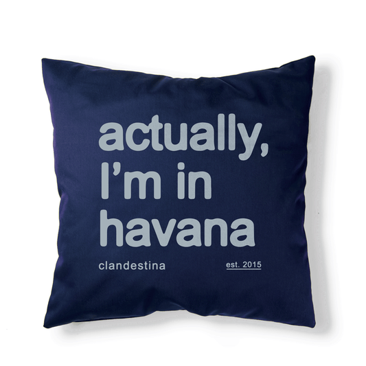 Actually, I'm in Havana Canvas Cushion Cover