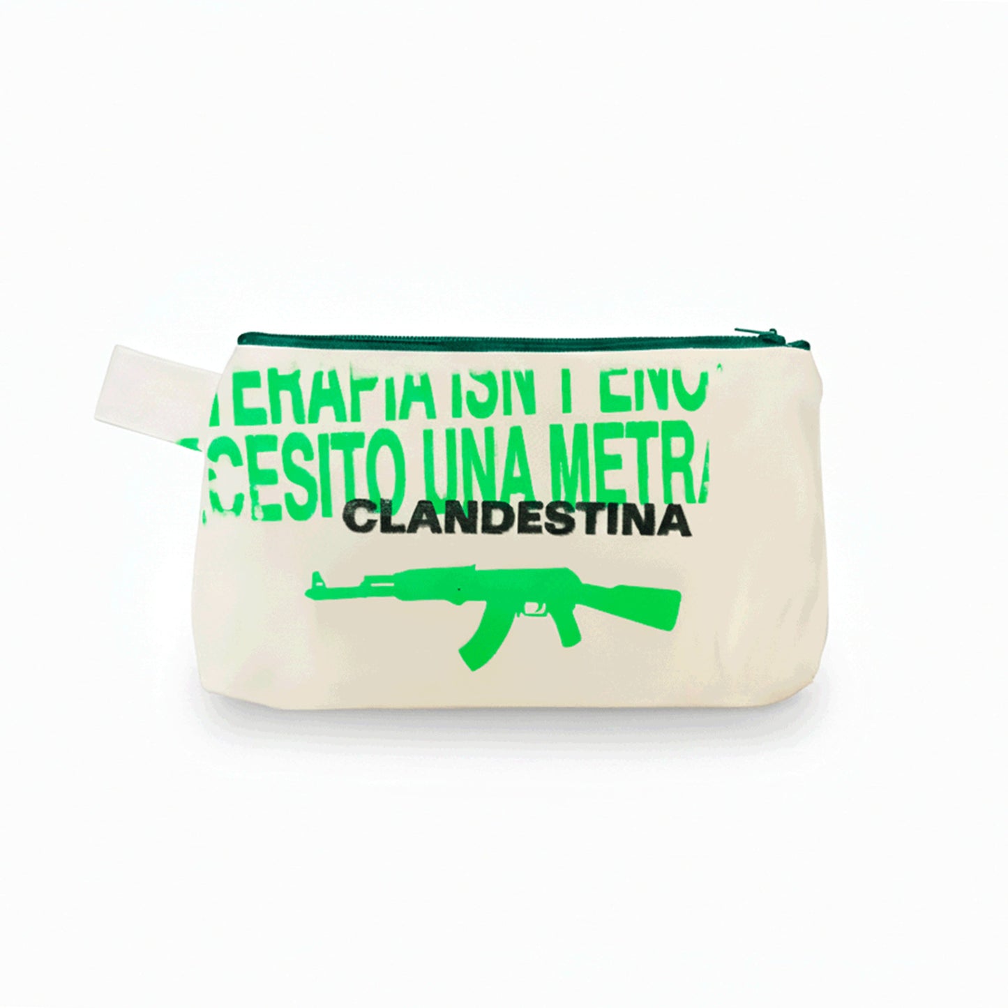 Clandestina Canvas Zip Pouch
