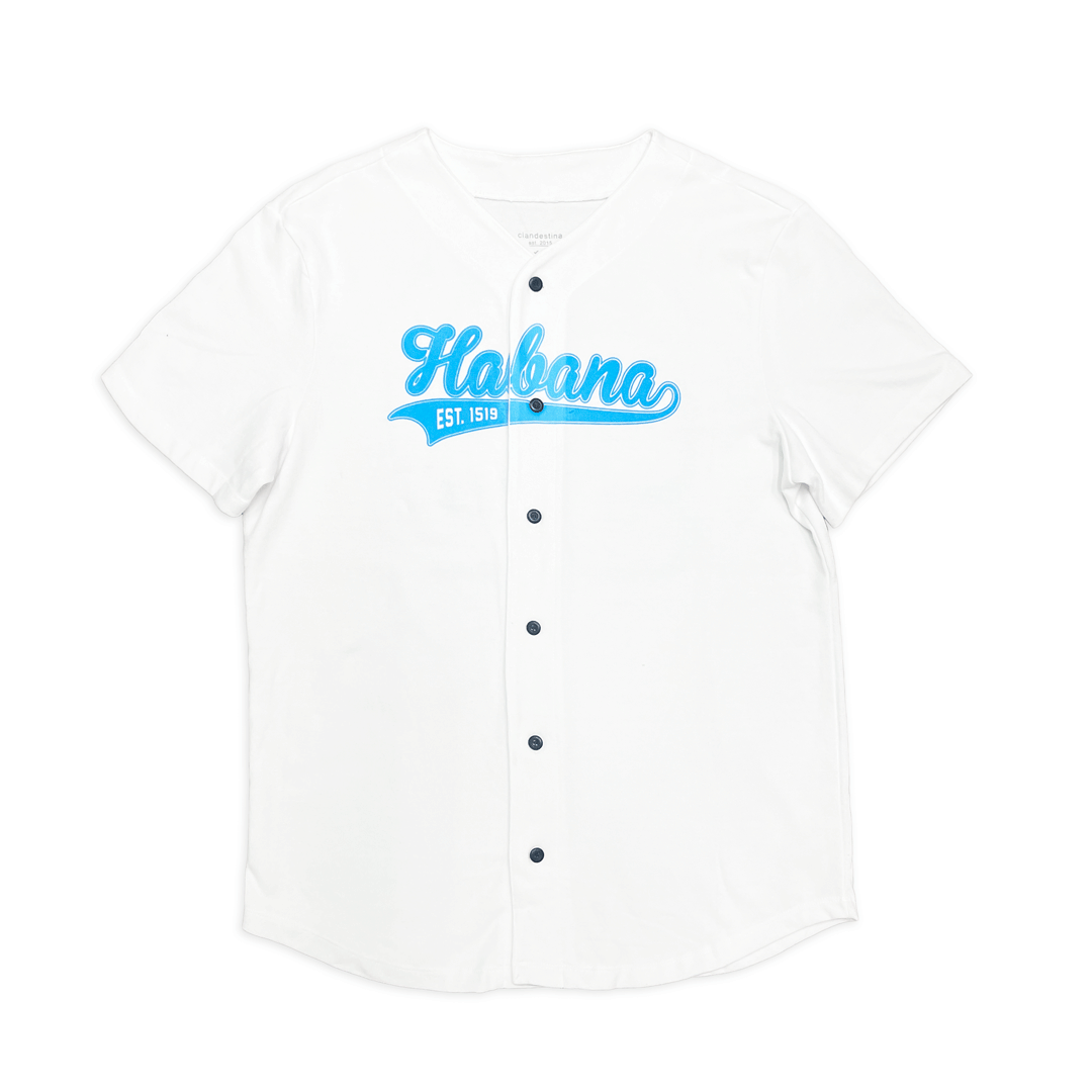 Havana Baseball Mens & Women's Button Down Shirt