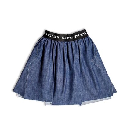Bailarina Remade Denim Skirt
