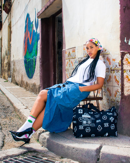 Clandestina City Recicled Denim Big Bag