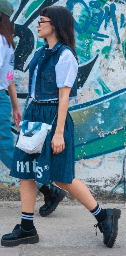 Bailarina Remade Denim Skirt