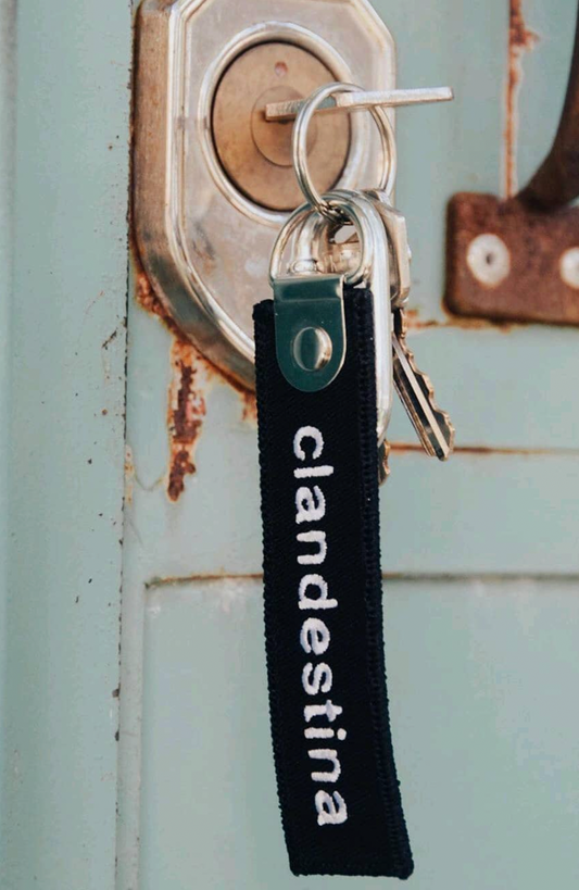 Clandestina Embroider Keychain