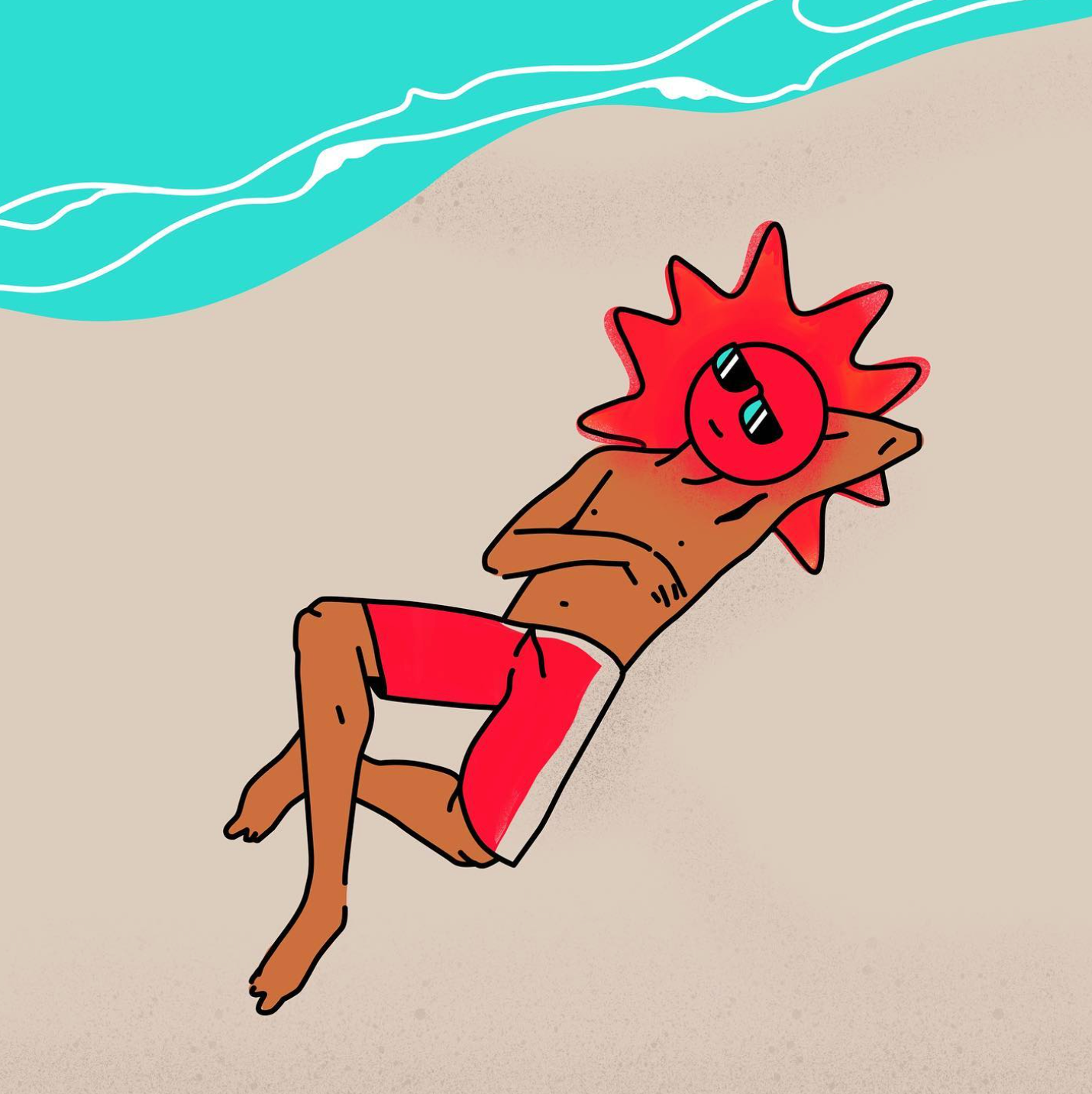 Loienzo al sol dania del rio canvas, digital art cuba