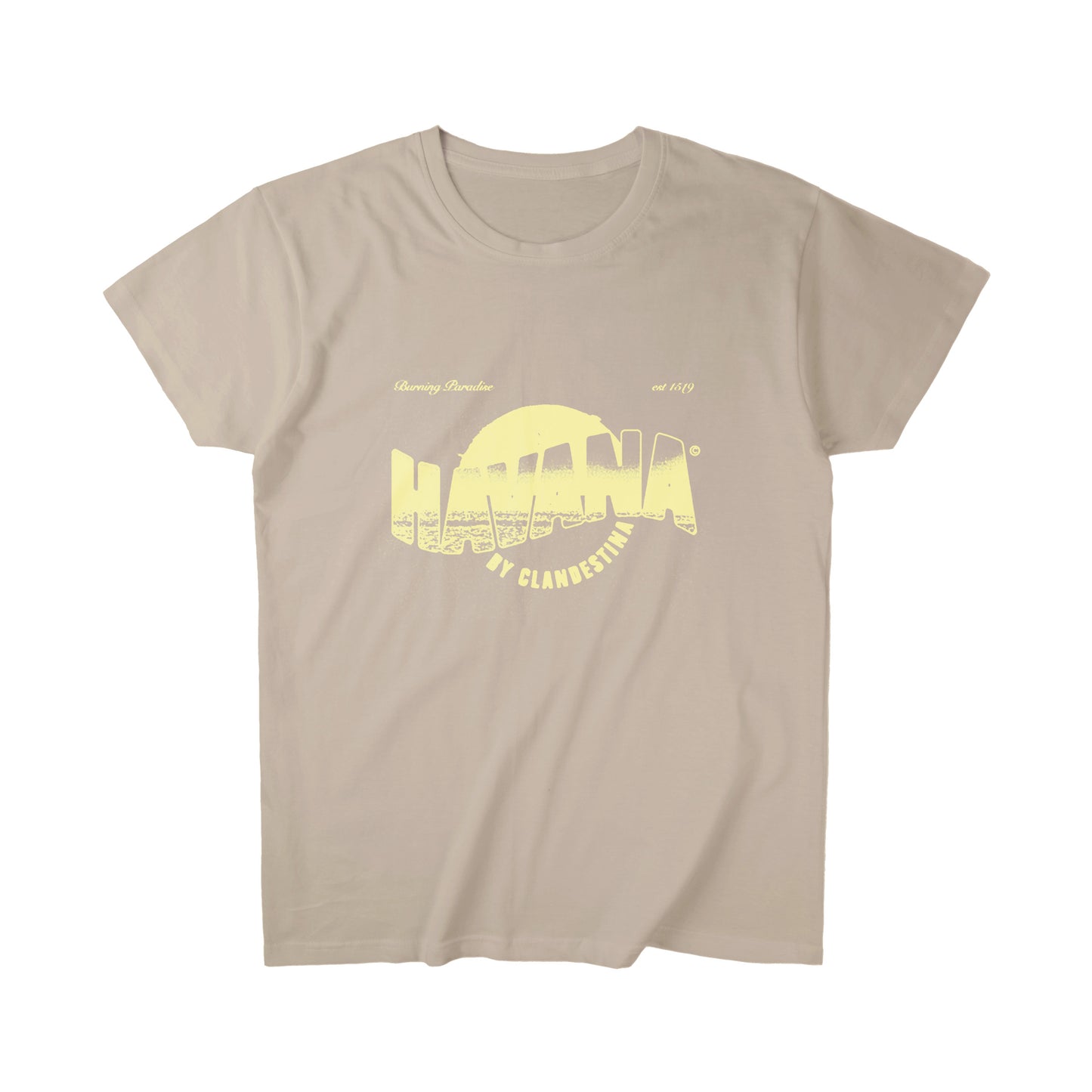 Burning Paradise T-Shirt Havana — Unisex