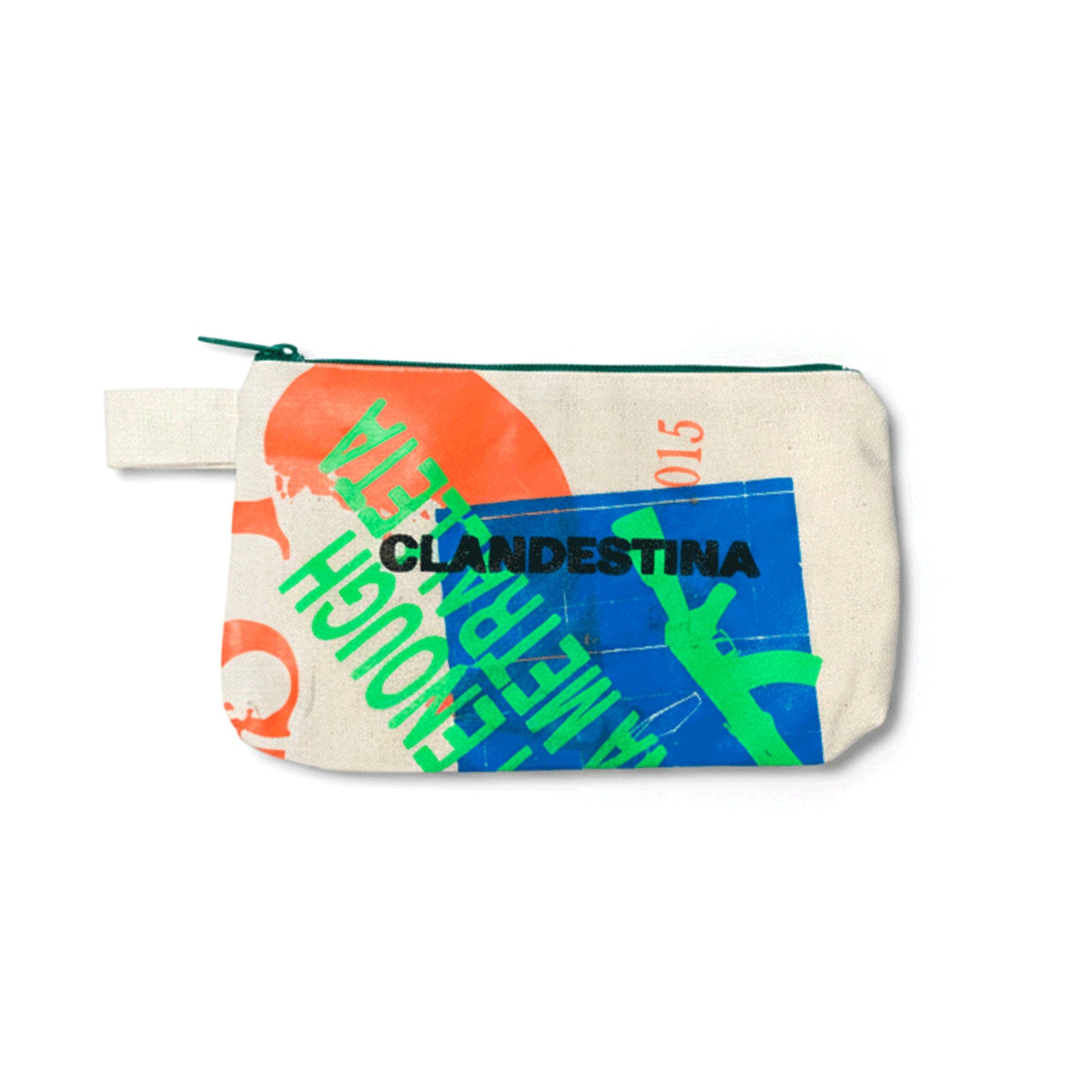 Clandestina Canvas Zip Pouch