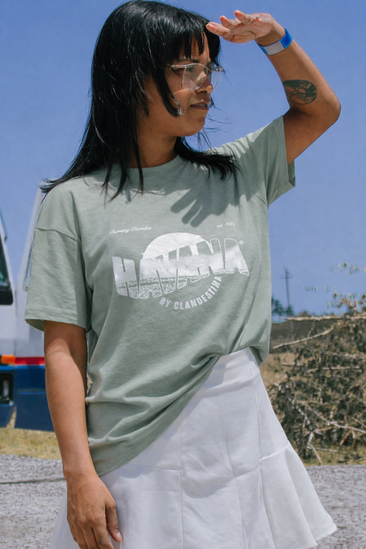 Burning Paradise T-Shirt Havana — Unisex