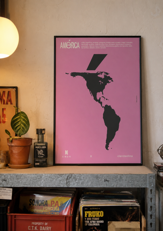 AMéRICA Screenprint Poster – Limited Edition