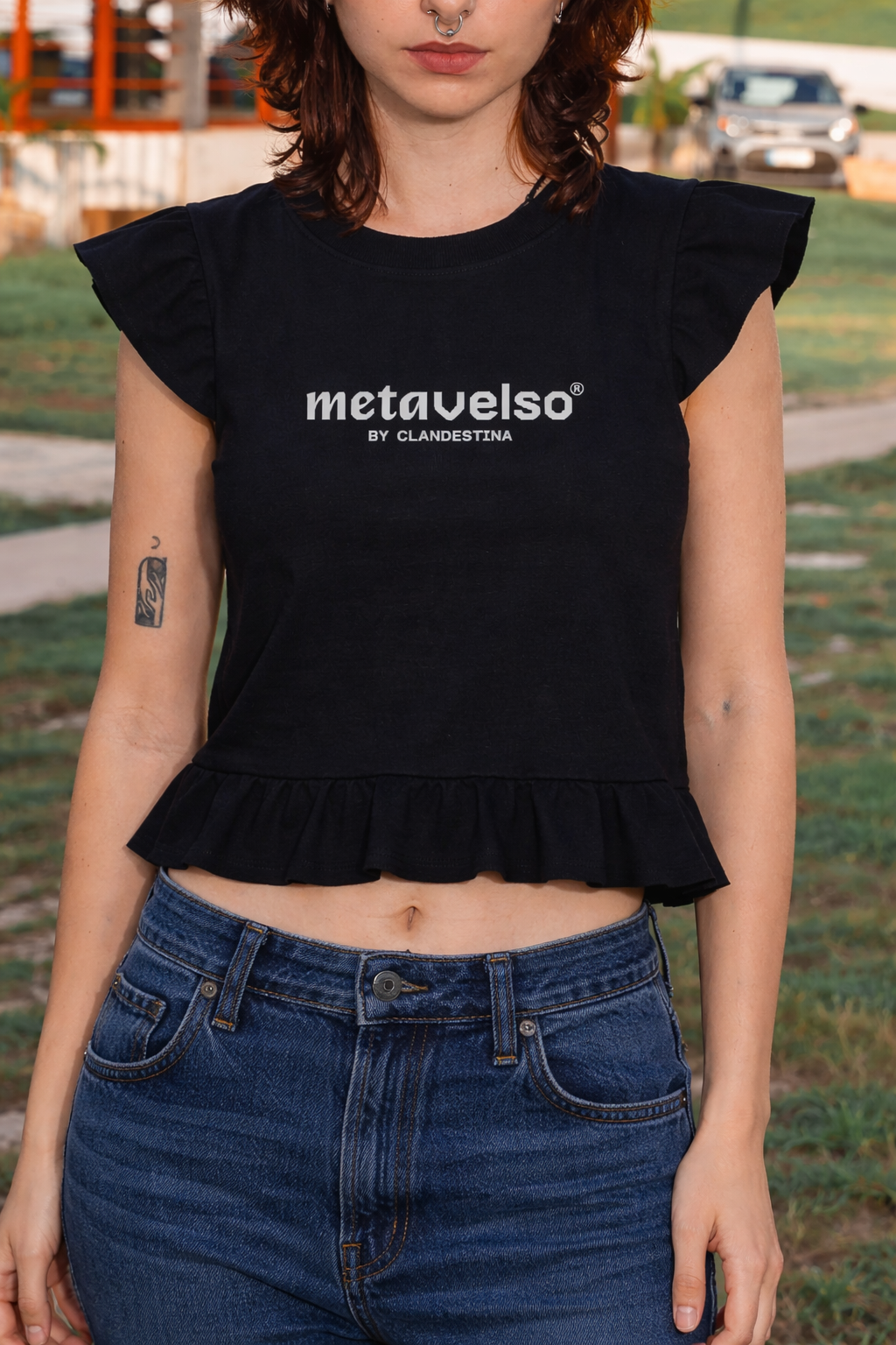 Labana Remade Ruffle Top – Clandestina