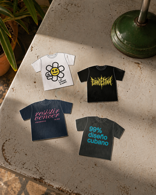 Stickers x 4 Clandestina Graphics Collection